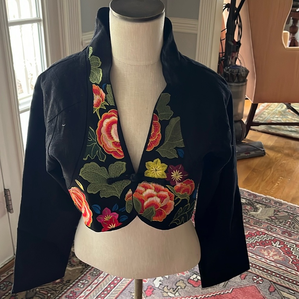 Stunning embroidered bolero jacket